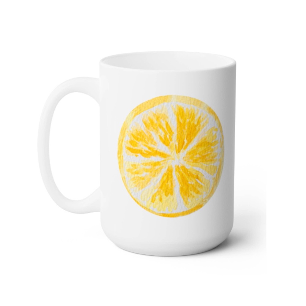 Lemon slice mug